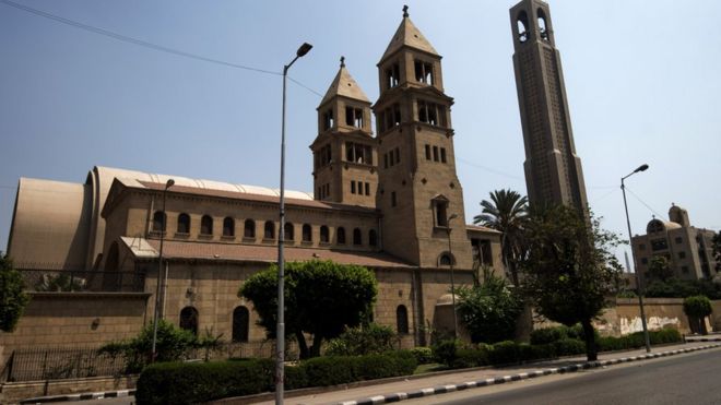 Mlipuko ulitokea karibu na kanisa la St Mark's Coptic Cathedral