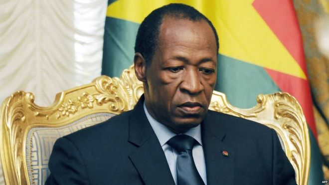 Ousted Burkina Faso leader, Blaise Compaore
