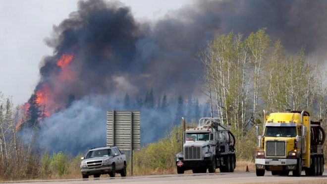 Highway 63 near Fort McMurray