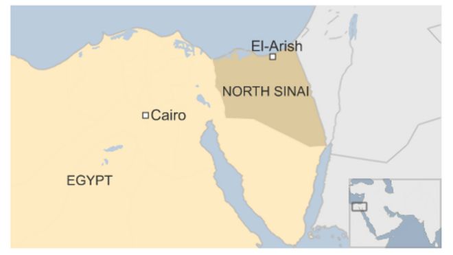 Map of Sinai