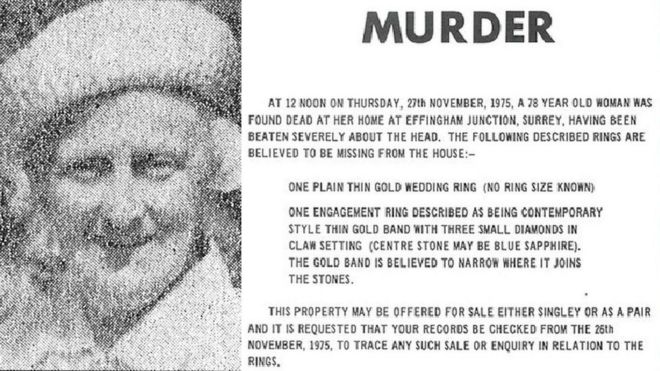 Kathleen Maud Cock and a police murder notice