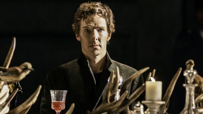 Benedict Cumberbatch as Hamlet