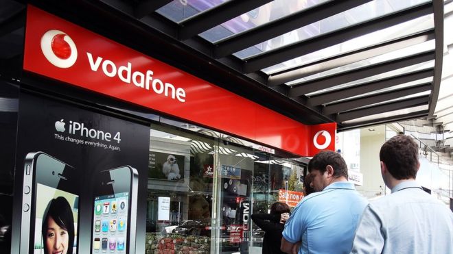 A Vodafone store in Auckland