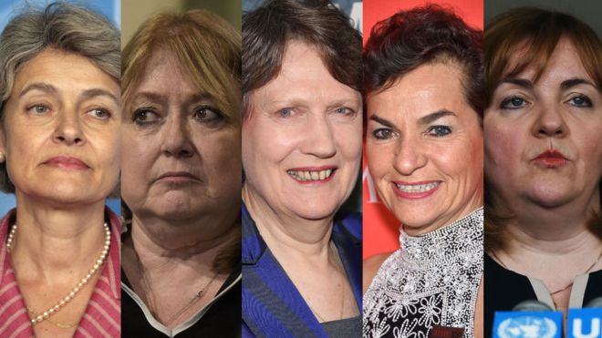 5 candidatas mujeres a ocupar la dirección de Naciones Unidas.