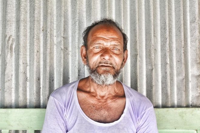 Abdul Mannan, 61, is a resident of Poaturkuthi, the largest enclave of 1,800 voters.