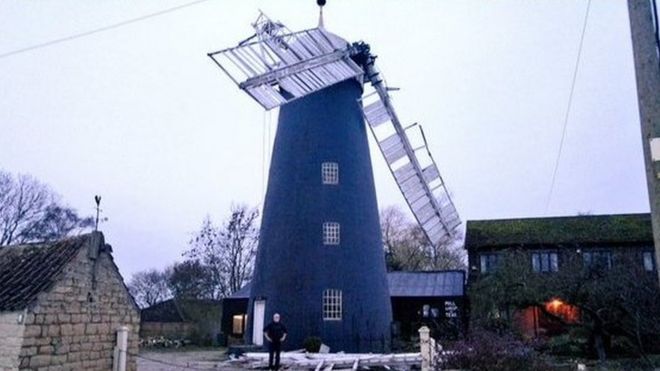 Image result for windmills in a storm