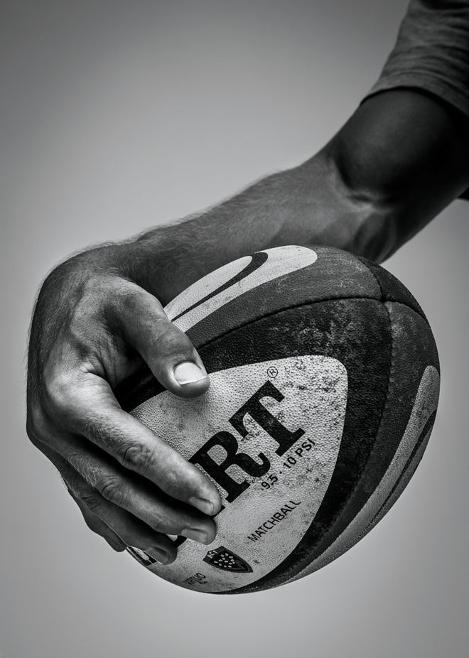 Hand of rugby player Jonny Wilkinson