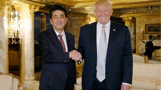 Ông Trump và ông Abe