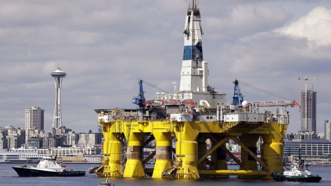 DIC 2016 Obama bans oil drilling 'permanently' in millions of acres of ocean.