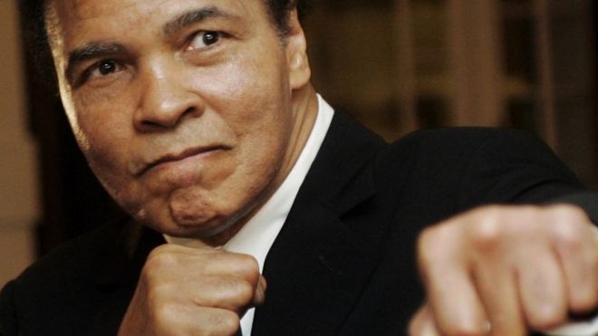 US boxing great Muhammad Ali (2008)