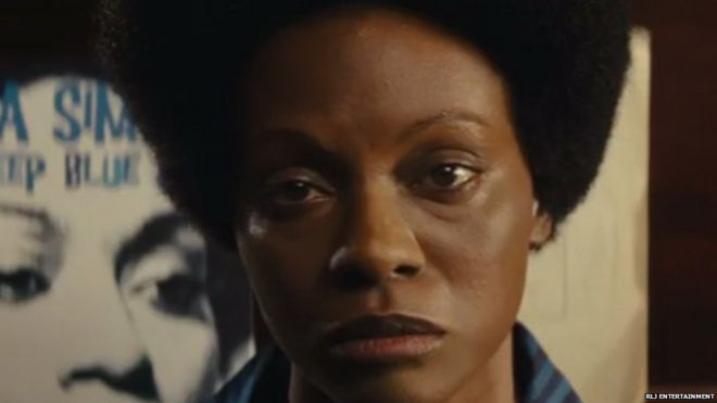 Zoe Saldana as Nina Simone in Nina