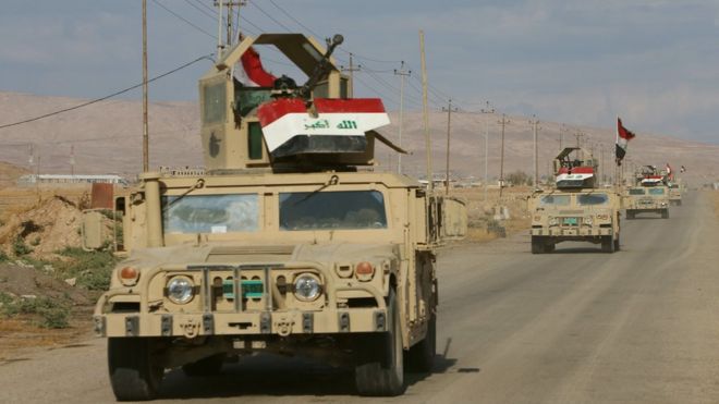 العبادي يتعهد بتحرير الموصل قريبا ويطالب مسلحي تنظيم الدولة بإلقاء السلاح