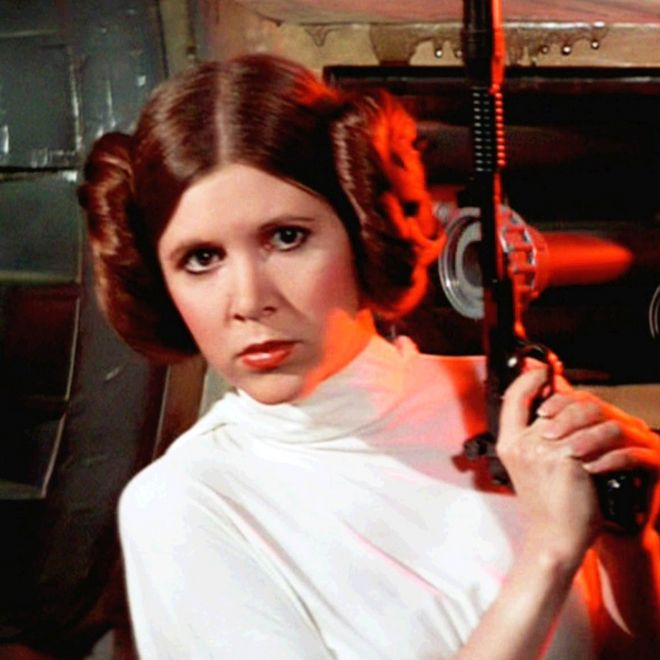 Carrie Fisher as Princess Leia