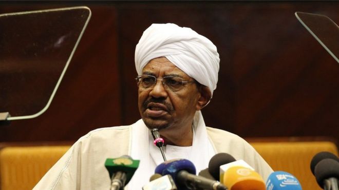 Rais wa Sudan Omar Bashir