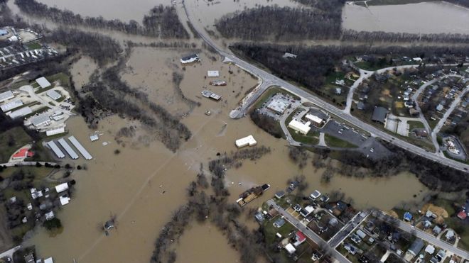 Flooding in Union, Missouri. 29 Dec 2015