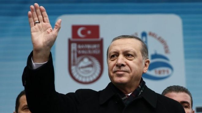 Turkish President Recep Tayyip Erdogan. Photo: 27 November 2015