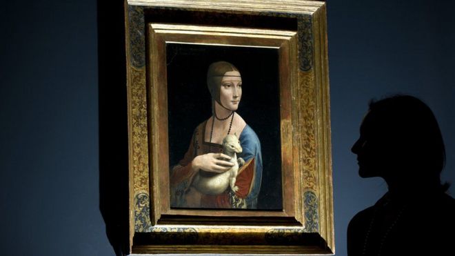 'Dama com Arminho', de Leonardo da Vinci