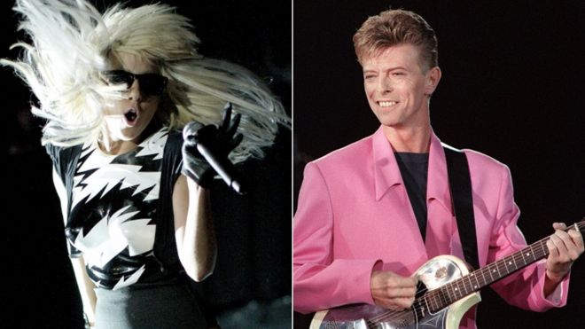 Lady Gaga and David Bowie