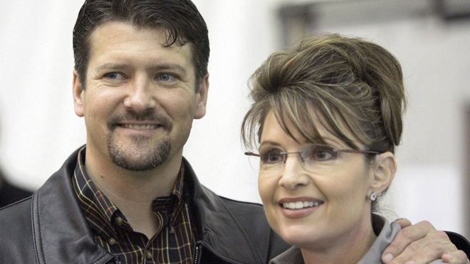 Todd and Sarah Palin, pictured in 2006