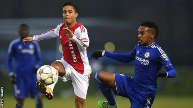 Justin Kluivert (upande wa kushoto)