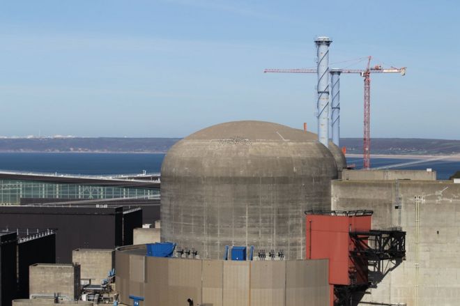 The Flamanville nuclear plant (file image)