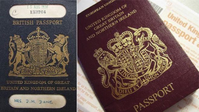 Hộ chiếu Anh (cũ và hiện hành)