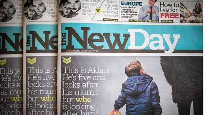 Image result for the new day newspaper