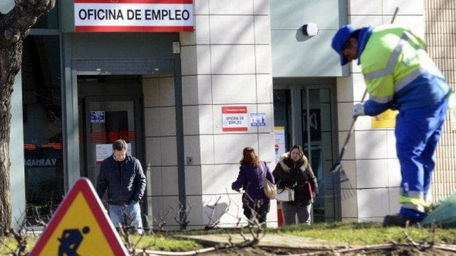 Unemployment office in Spain