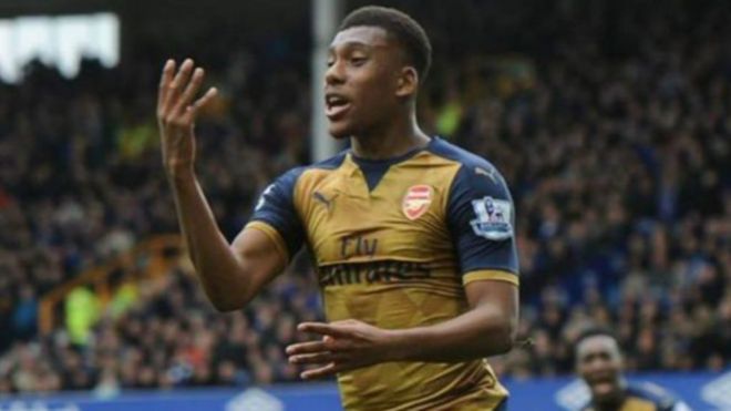 Mchezaji wa Arsenal Alexi Iwobi alishiriki katika mechi ya Nigeria dhidi ya Zambia