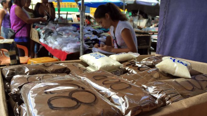 Venta de café en Caracas