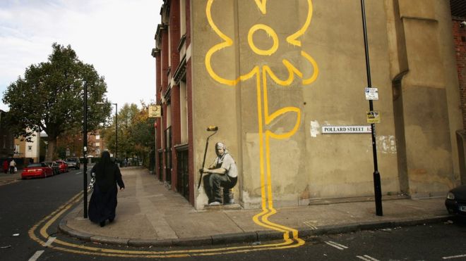 Street artwork by Banksy