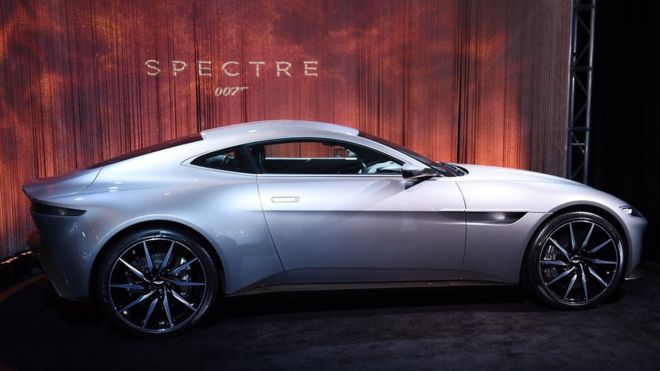The Aston Martin DB10, built exclusively for the latest James Bond film 'Spectre'