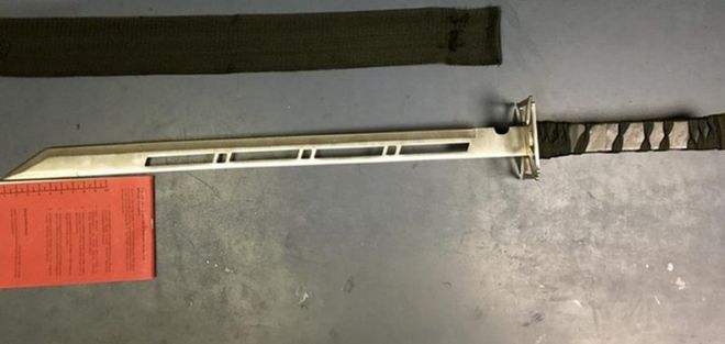 Sword recovered in Islington