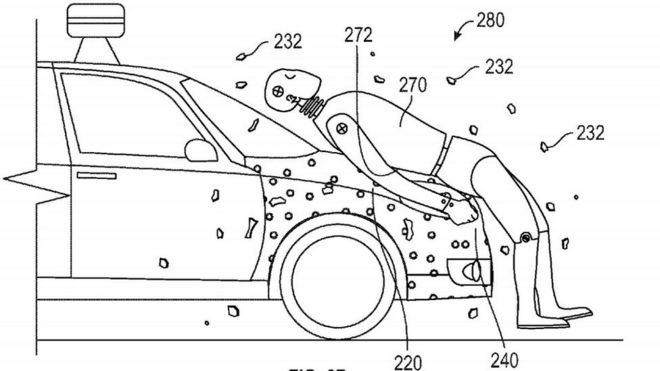 Google sticky car