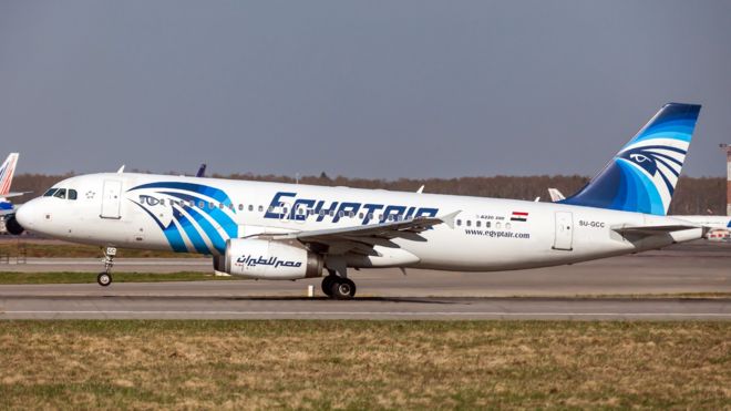 File photo of the EgyptAir Airbus A320-232 (registration SU-GCC), which went missing while flying from Paris to Cairo as Flight MS804 on 19 May 2016