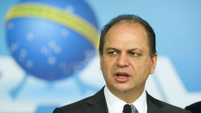Ricardo Barros durante evento em Brasília