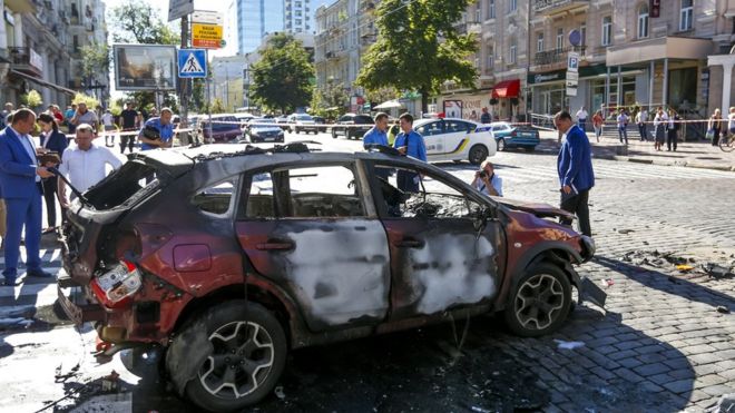 Kiev car bomb kills top Belarusian journalist Sheremet