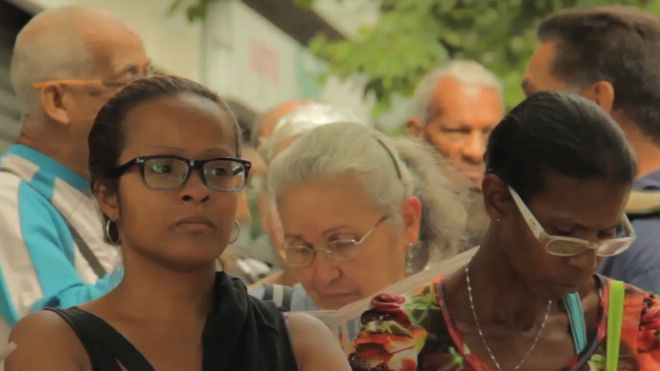 Personas en una fila