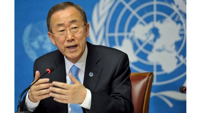 Katibu Mkuu wa Umoja wa Mataifa, Ban Ki Moon