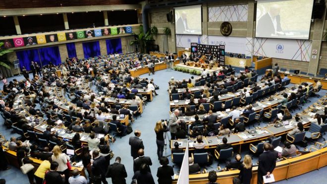 Meeting at the United Nations Environment Assembly in Nairobi, Kenya