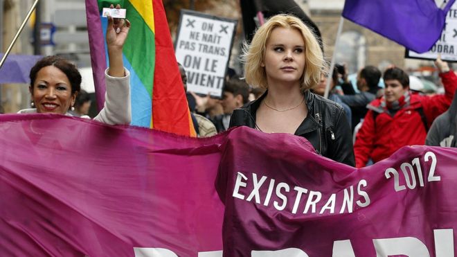 Gay and transgender people in France have pressured the French government for years to change the law (Photo Courtesy of BBC)