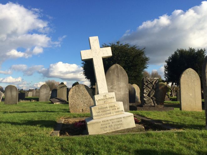 Arthur Rawson's grave