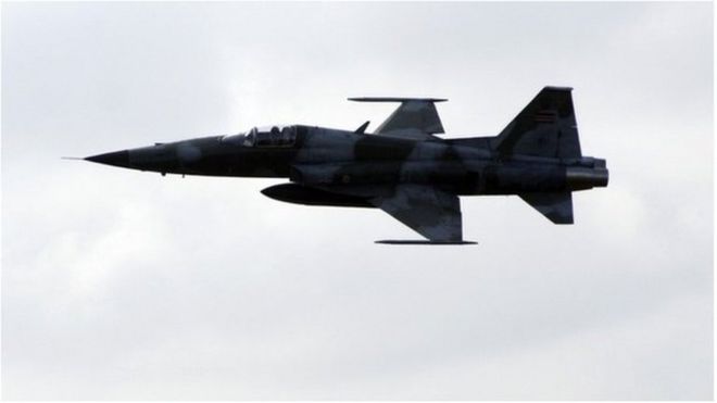 Kenyan air force jet, F5, from 2008