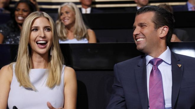 Ivanka and Donald Trump Jr