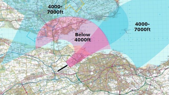 Flight areas being looked at in the consultation