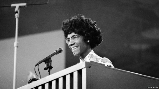 Shirley Chisholm at the Democratic National Convention in 1972