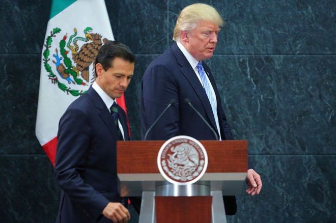 Rais Pena Nieto na Rais Trump