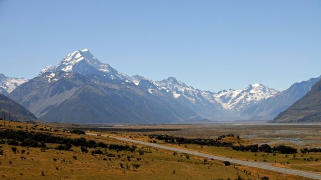 新西蘭的庫克峰