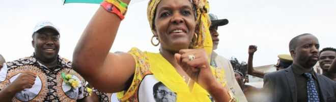 Zimbabwe's first lady Grace Mugabe