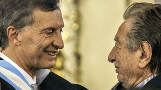 El padre del presidente, Franco Macri, es uno de los empresarios más poderosos de Argentina.